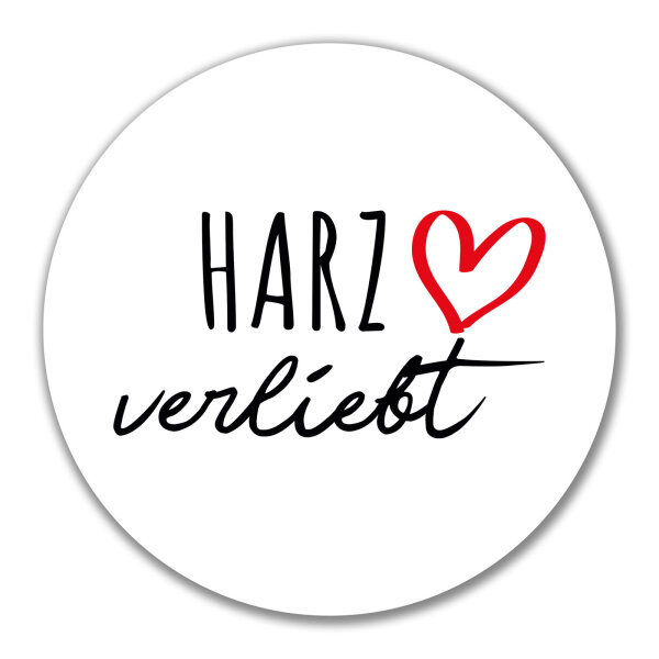 Aufkleber Harz verliebt 10cm Sticker