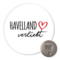 Magnet Havelland verliebt 59mm Kühlschrankmagnet Flaschenöffner