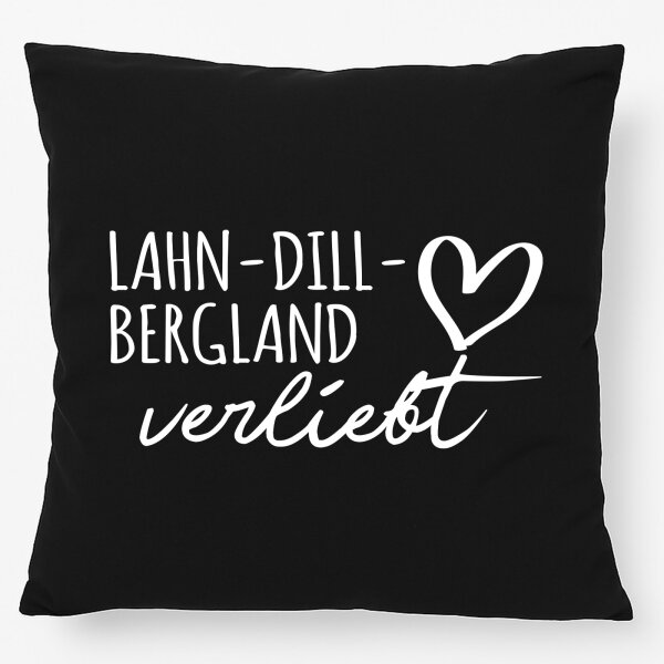 Kissen Lahn-Dill-Bergland verliebt 40x40cm
