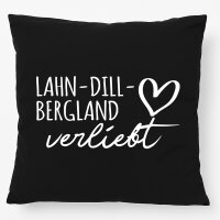 Kissen Lahn-Dill-Bergland verliebt 40x40cm
