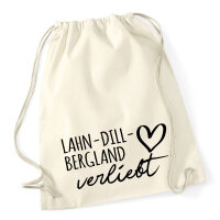 Turnbeutel Lahn-Dill-Bergland verliebt 12 Liter