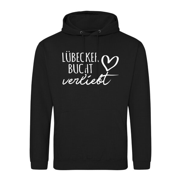 Unisex Hoodie Lübecker Bucht verliebt Größe S-3XL