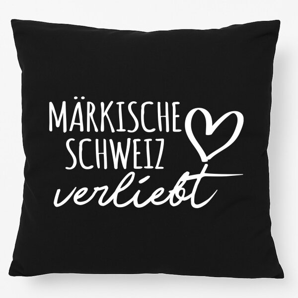 Kissen Märkische Schweiz verliebt 40x40cm