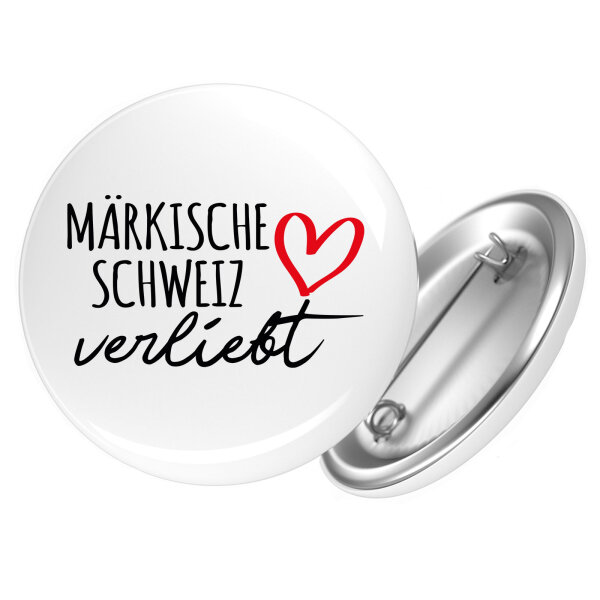 Button Märkische Schweiz verliebt