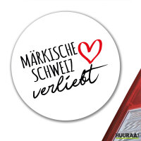 Aufkleber Märkische Schweiz verliebt 10cm Sticker