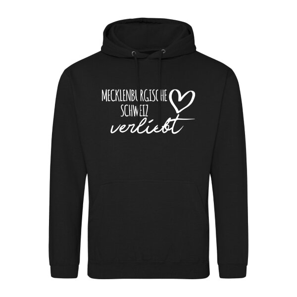 Unisex Hoodie Mecklenburgische Schweiz verliebt Größe S-3XL