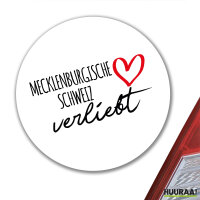 Aufkleber Mecklenburgische Schweiz verliebt 10cm Sticker