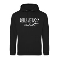 Unisex Hoodie Oberbayern verliebt Größe S-3XL