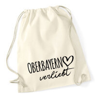 Turnbeutel Oberbayern verliebt 12 Liter