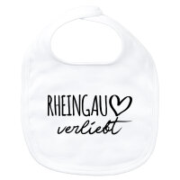 Baby Lätzchen Rheingau verliebt Klettverschluss