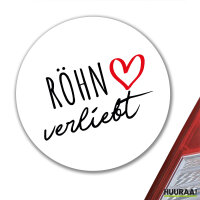 Aufkleber Röhn verliebt 10cm Sticker
