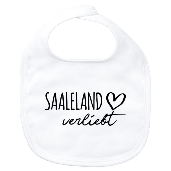 Baby Lätzchen Saaleland verliebt Klettverschluss