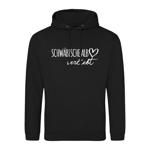 Unisex Hoodie Schwäbische Alb verliebt Größe S-3XL
