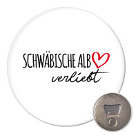 Magnet Schwäbische Alb verliebt 59mm...