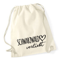 Turnbeutel Schwarzwald verliebt 12 Liter