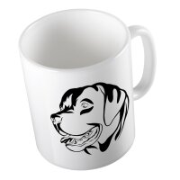Kaffeetasse Labrador Weiß 330ml