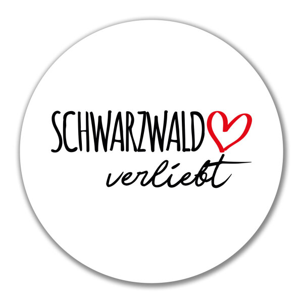 Aufkleber Schwarzwald verliebt 10cm Sticker