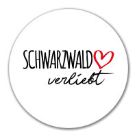 Aufkleber Schwarzwald verliebt 10cm Sticker