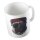 Kaffeetasse Bad Dog Mops Weiß 330ml