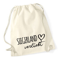 Turnbeutel Siegerland verliebt 12 Liter