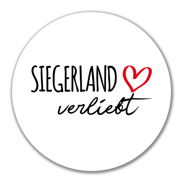 Aufkleber Siegerland verliebt 10cm Sticker