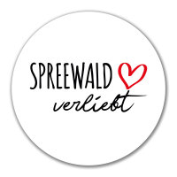 Aufkleber Spreewald verliebt 10cm Sticker