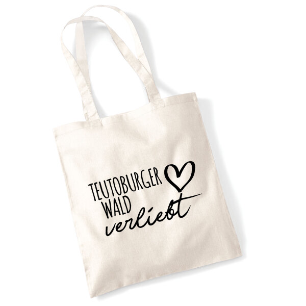 Jutebeutel Teutoburger Wald verliebt 10 Liter
