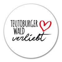 Aufkleber Teutoburger Wald verliebt 10cm Sticker