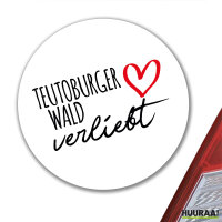 Aufkleber Teutoburger Wald verliebt 10cm Sticker
