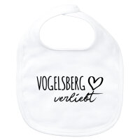 Baby Lätzchen Vogelsberg verliebt