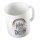 Kaffeetasse Follow yor Dream Regenbogen Weiß 330ml