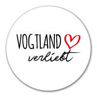 Aufkleber Vogtland verliebt 10cm Sticker