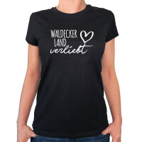 Damen T-Shirt Waldecker Land verliebt Größe...