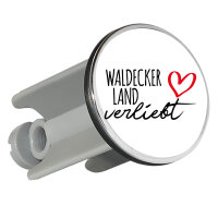 Waschbeckenstöpsel Waldecker Land verliebt 4cm...