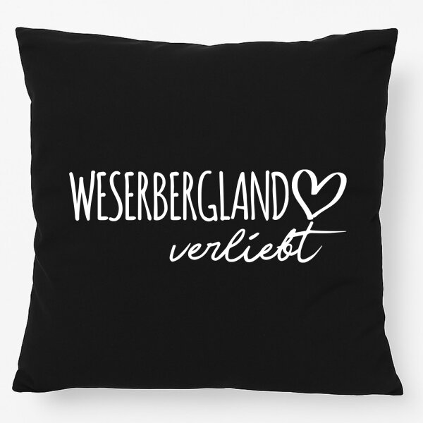 Kissen Weserbergland verliebt 40x40cm