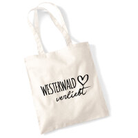 Jutebeutel Westerwald verliebt 10 Liter