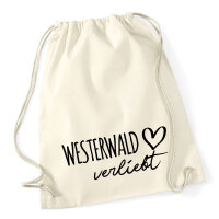 Turnbeutel Westerwald verliebt 12 Liter