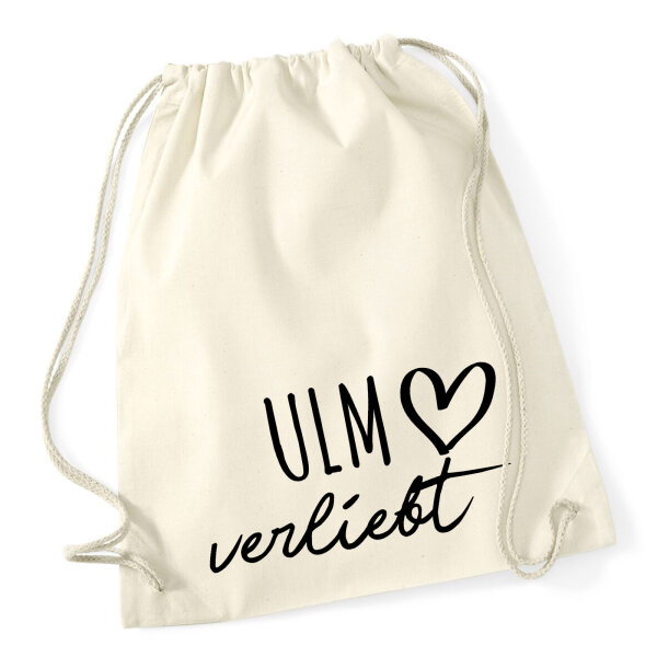 Turnbeutel Ulm verliebt 12 Liter