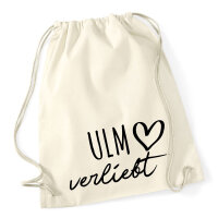 Turnbeutel Ulm verliebt 12 Liter