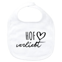 Baby Lätzchen Hof verliebt