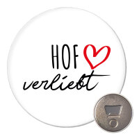 Magnet Hof verliebt 59mm K&uuml;hlschrankmagnet