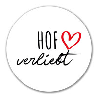 Aufkleber Hof verliebt 10cm Sticker