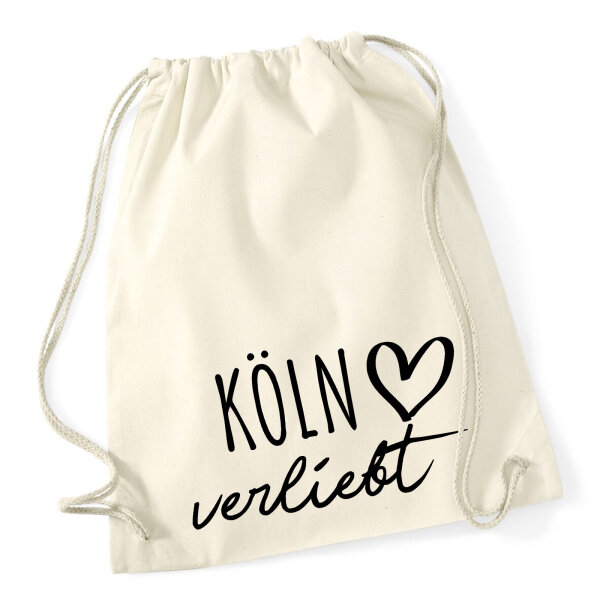 Turnbeutel Köln verliebt 12 Liter