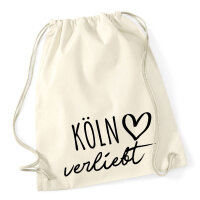 Turnbeutel Köln verliebt 12 Liter