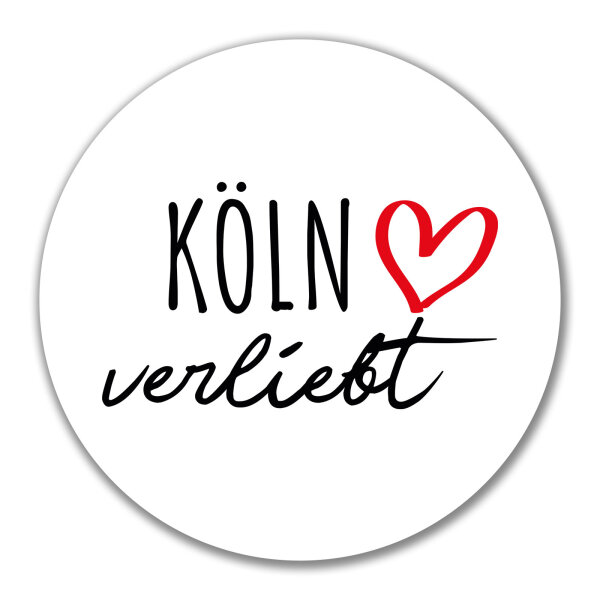 Aufkleber Köln verliebt 10cm Sticker