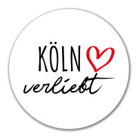 Aufkleber Köln verliebt 10cm Sticker