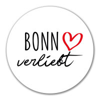 Aufkleber Bonn verliebt 10cm Sticker