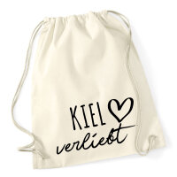 Turnbeutel Kiel verliebt 12 Liter