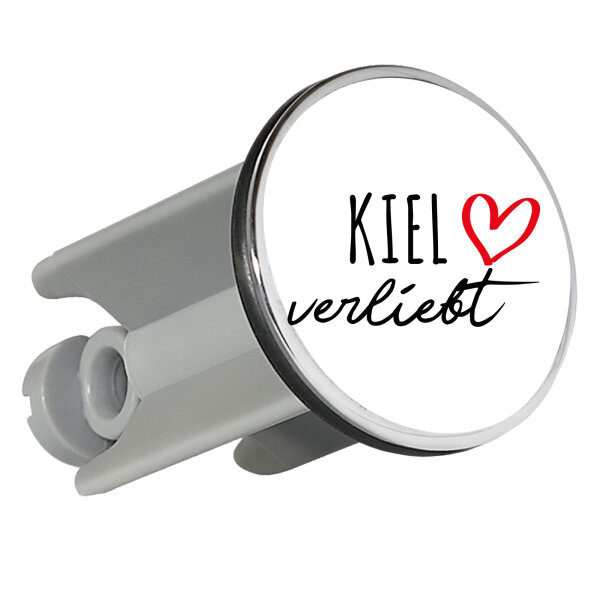 Waschbeckenstöpsel Kiel verliebt 4cm Abflussstopfen