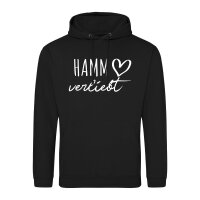 Unisex Hoodie Hamm verliebt Größe S-3XL